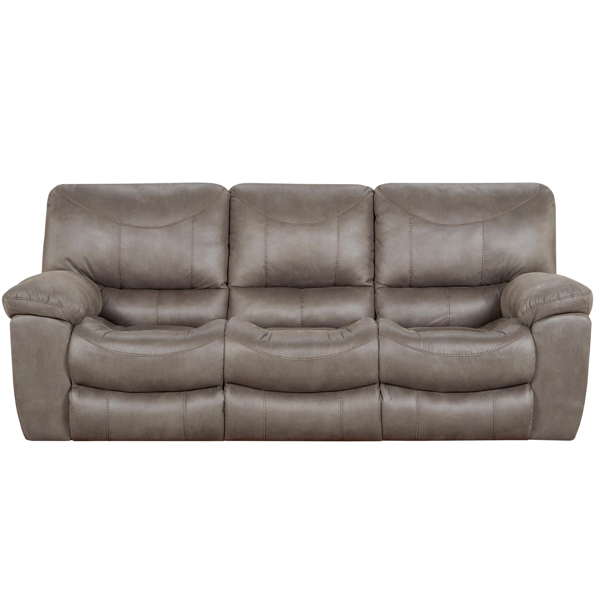  Catnapper Trent Reclining Fabric and Leather Look Sofa 1921 1153-18 IMAGE 1