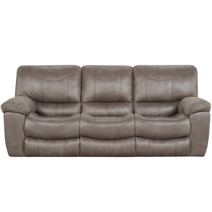  Catnapper Trent Reclining Fabric and Leather Look Sofa 1921 1153-18 IMAGE 1