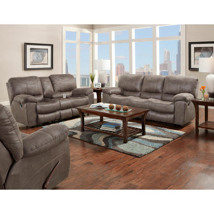  Catnapper Trent Reclining Fabric and Leather Look Sofa 1921 1153-18 IMAGE 3