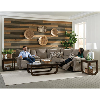  Catnapper Elliott Power Reclining Fabric 2 pc Sectional 62256 2151-38/2152-38|62257 2151-38/2152-38 IMAGE 2