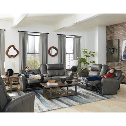  Catnapper Mara Power Reclining Leather Match Sofa 874751 1225-58/3025-58 IMAGE 5