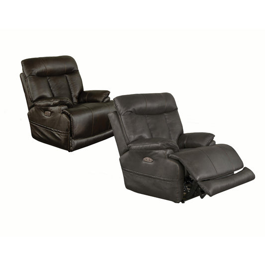 Catnapper Naples Power Leather Match Recliner with Wall Recline 64567-7 1283-09/3083-09 IMAGE 2
