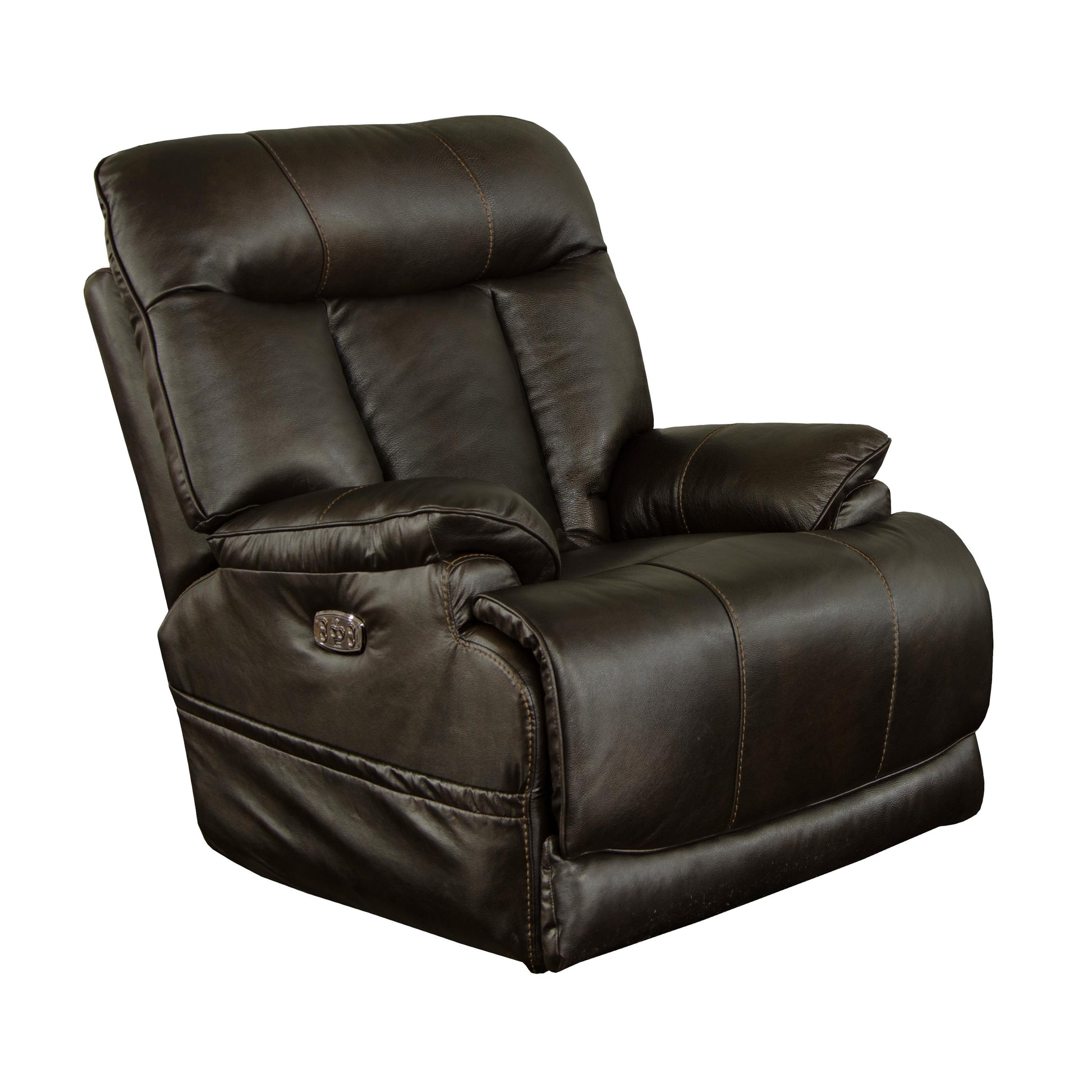 Catnapper Naples Power Leather Match Recliner with Wall Recline 764567-7 1283-09/3083-09 IMAGE 1