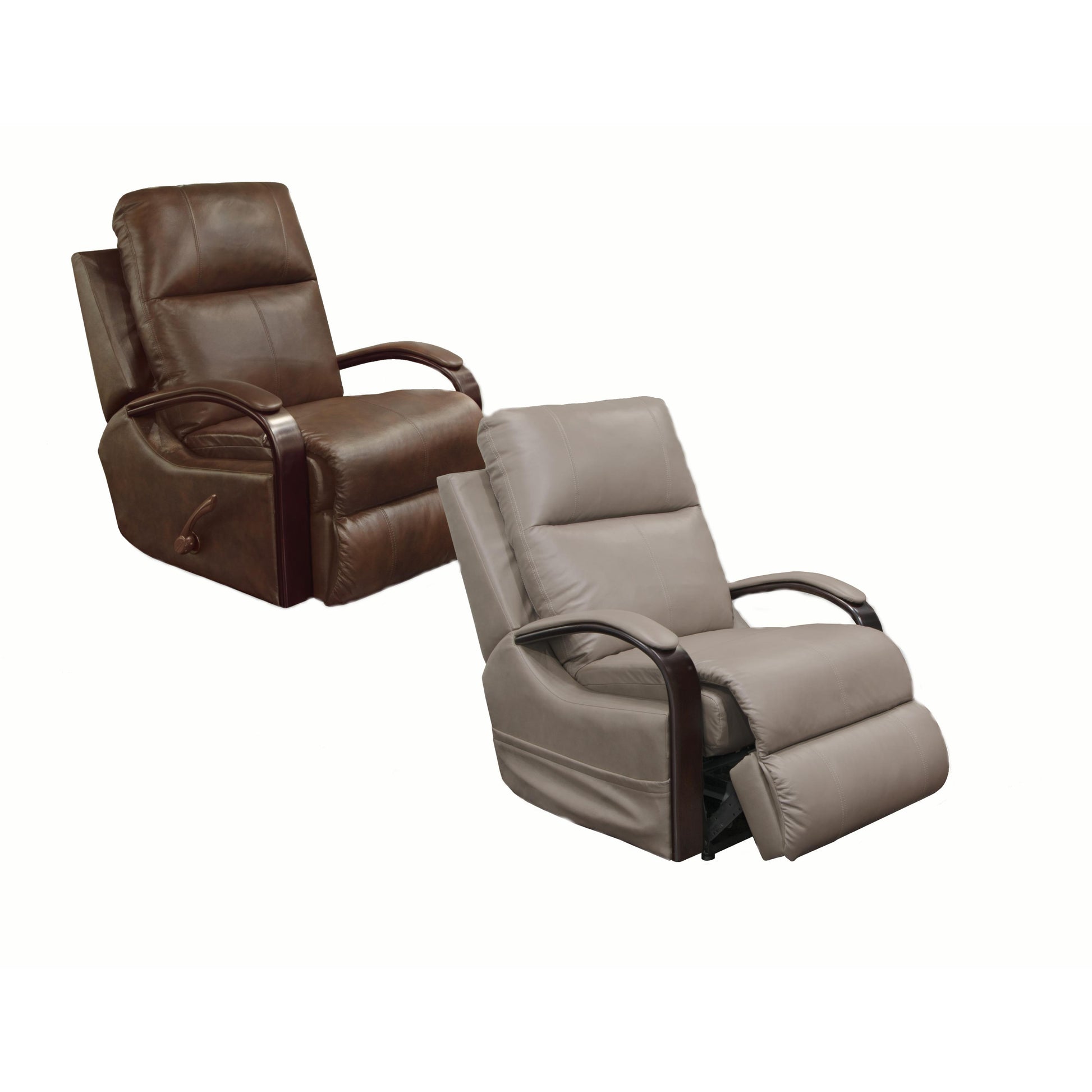  Catnapper Gianni Glider Leather Match Recliner 4705-6 1268-09/3068-09 IMAGE 2