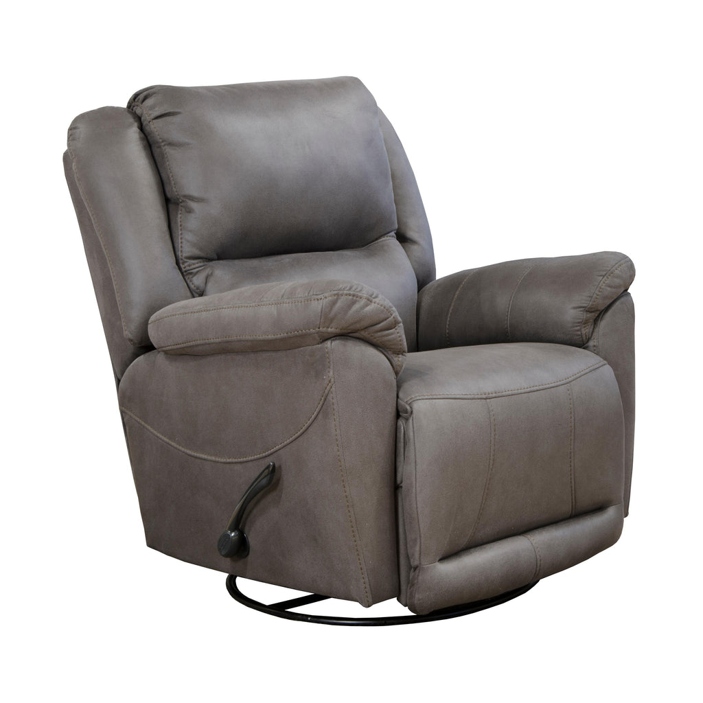 Catnapper Cole Swivel Glider Fabric Recliner 4566-5 1153-18/1253-18 IMAGE 1