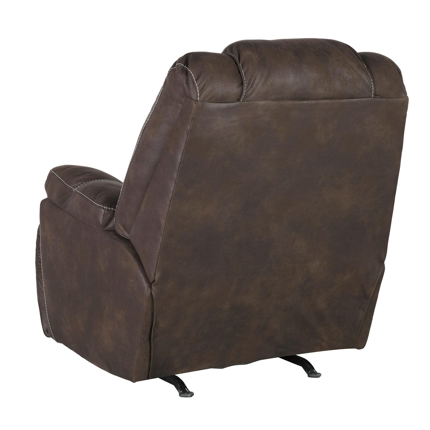 Signature Design by Ashley Warrior Fortress Rocker Leather Look Recliner 4670125 IMAGE 3