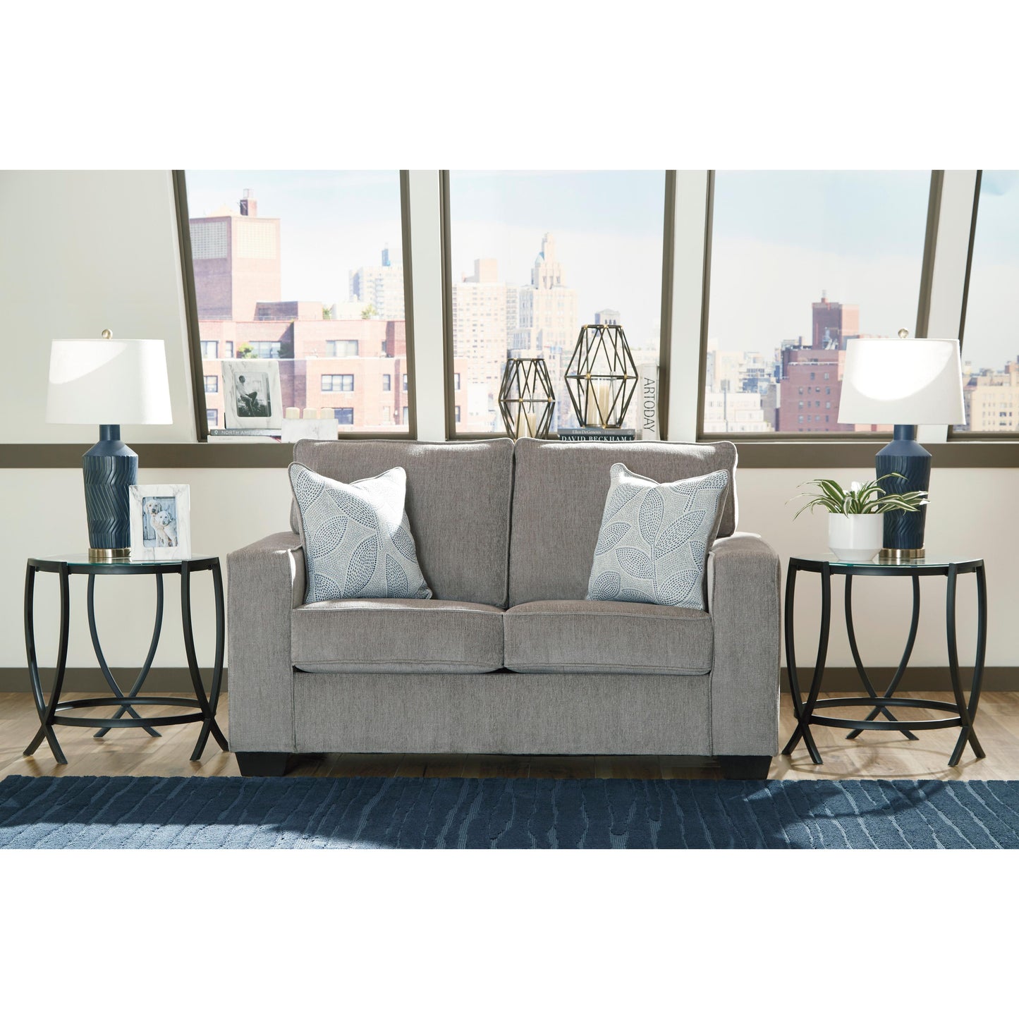 Signature Design by Ashley Altari Stationary Fabric Loveseat 8721435 IMAGE 5