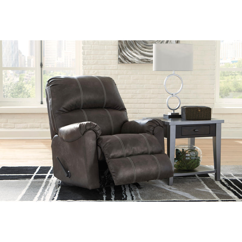 Signature Design by Ashley Kincord Rocker Leather Look Recliner 1310425 IMAGE 4
