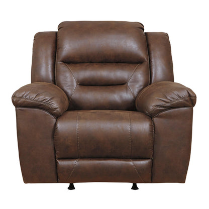  Signature Design by Ashley Stoneland Rocker Leather Look Recliner 3990425 IMAGE 1
