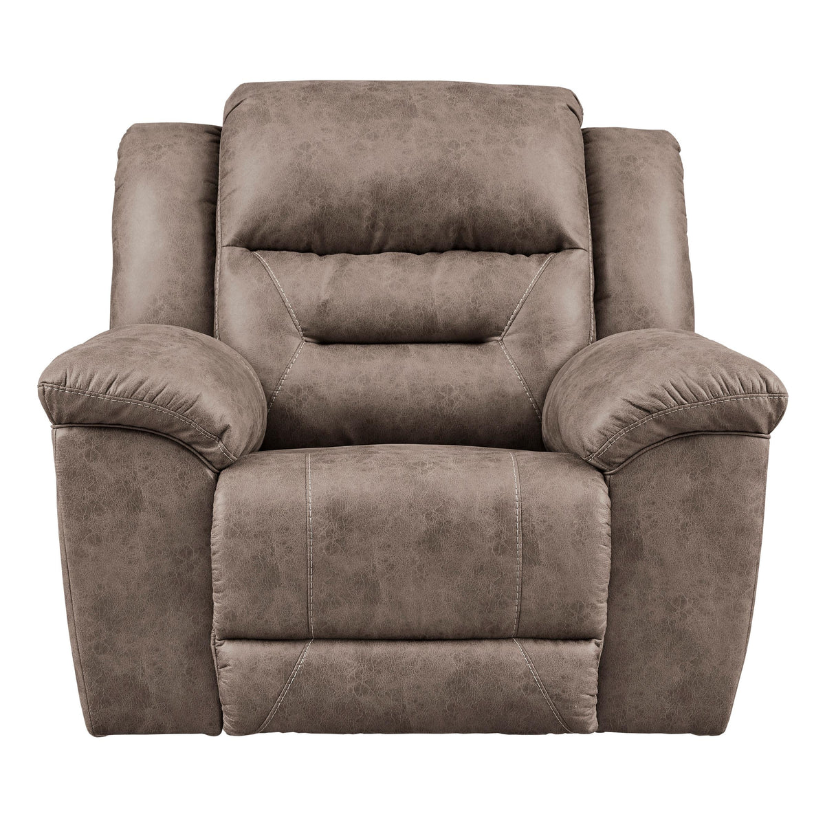 Signature Design by Ashley Stoneland Power Rocker Leather Look Recliner 3990598 IMAGE 1