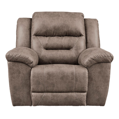  Signature Design by Ashley Stoneland Power Rocker Leather Look Recliner 3990598 IMAGE 1