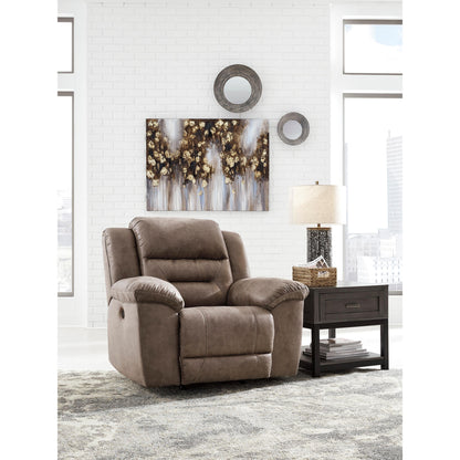  Signature Design by Ashley Stoneland Power Rocker Leather Look Recliner 3990598 IMAGE 5