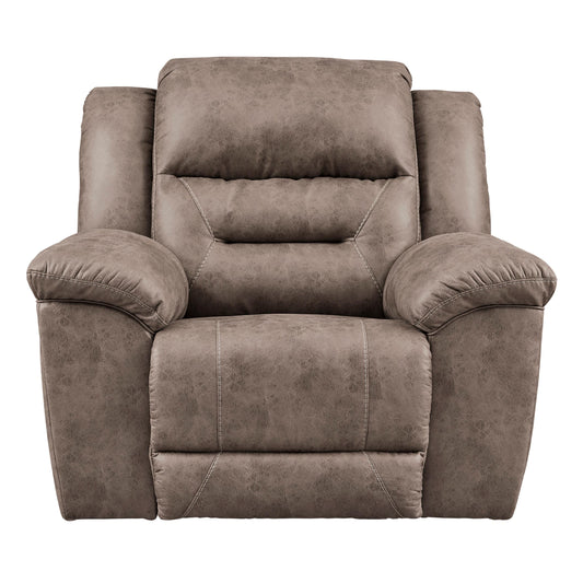 Signature Design by Ashley Stoneland Rocker Leather Look Recliner 3990525 IMAGE 1