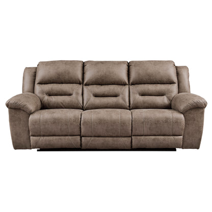  Signature Design by Ashley Stoneland Power Reclining Leather Look Sofa 3990587 IMAGE 1