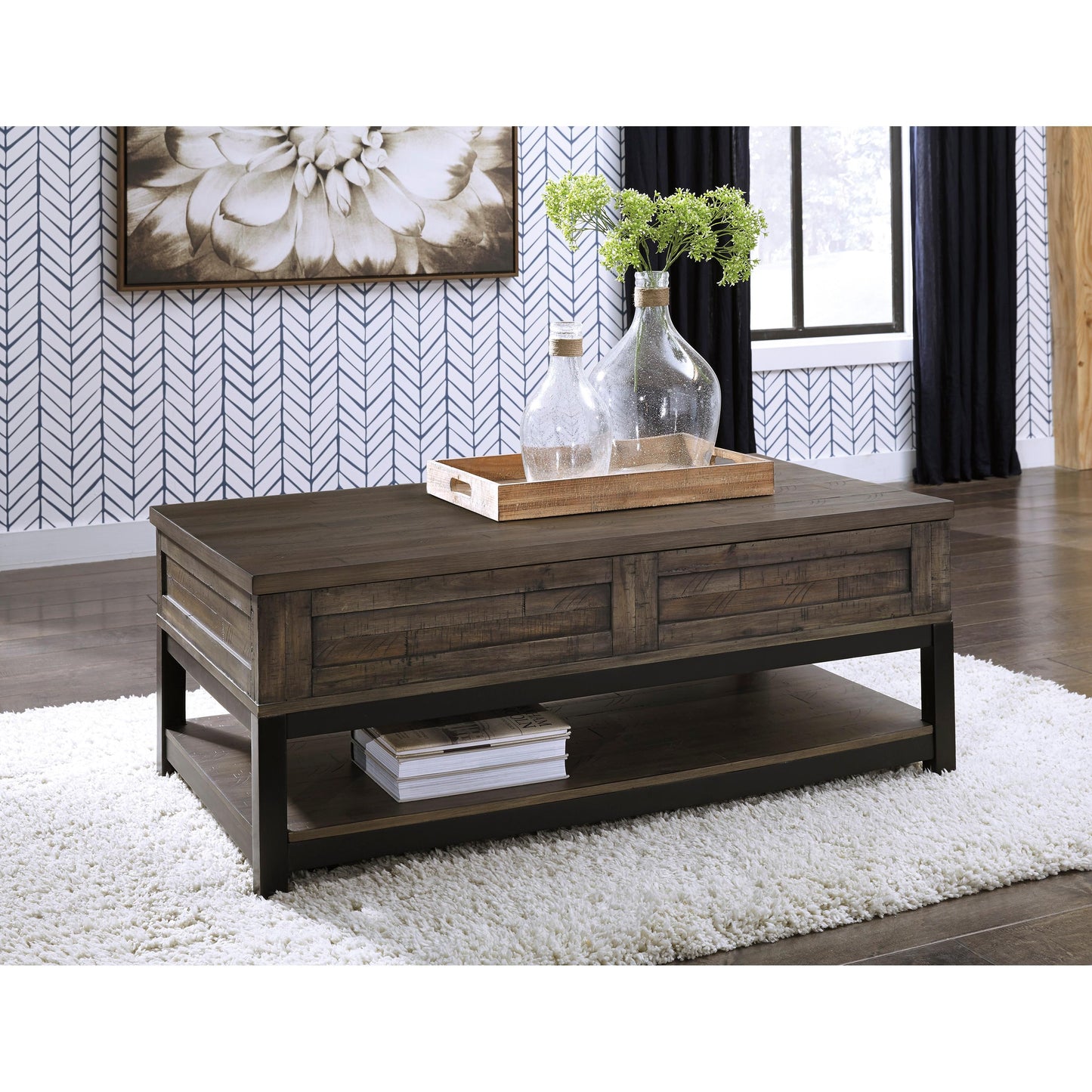  Signature Design by Ashley Johurst Lift Top Cocktail Table T444-9 IMAGE 5