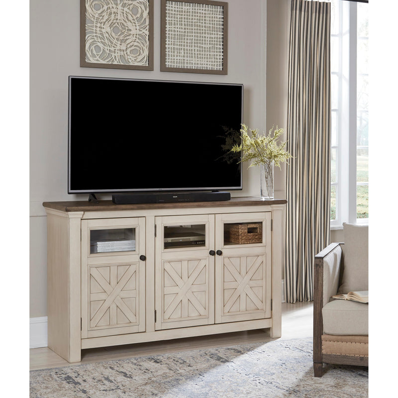 Signature Design by Ashley Bolanburg TV Stand with Cable Management W647-38 IMAGE 3