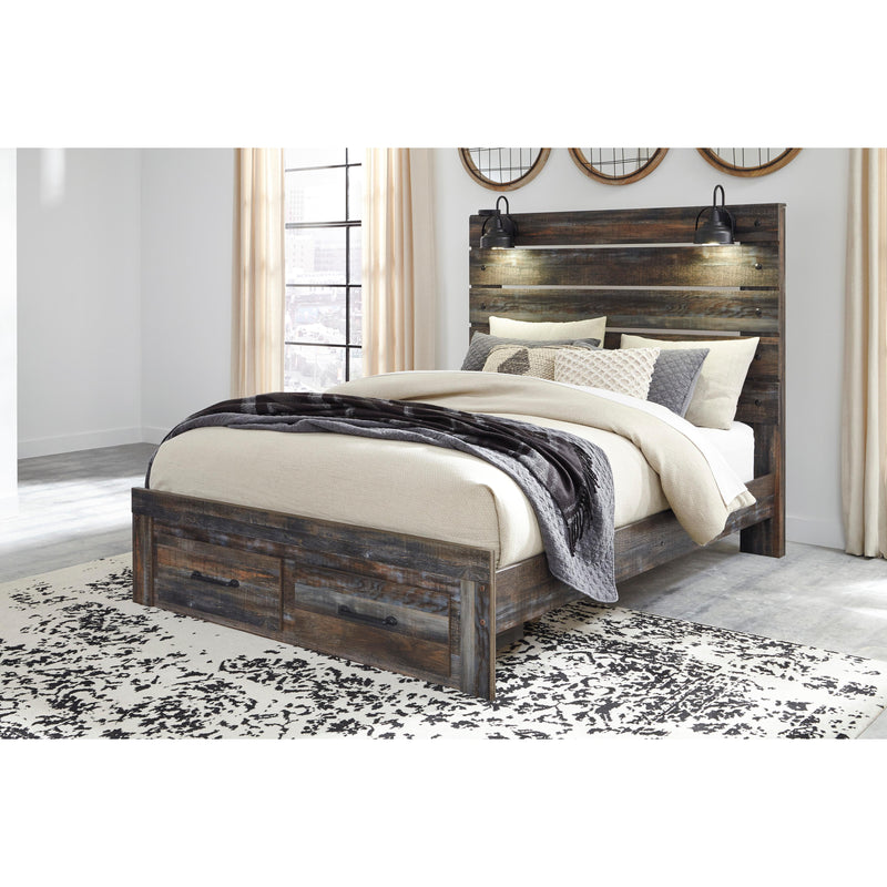Signature Design by Ashley Drystan Queen Panel Bed with Storage B211-57/B211-54S/B211-96 IMAGE 2