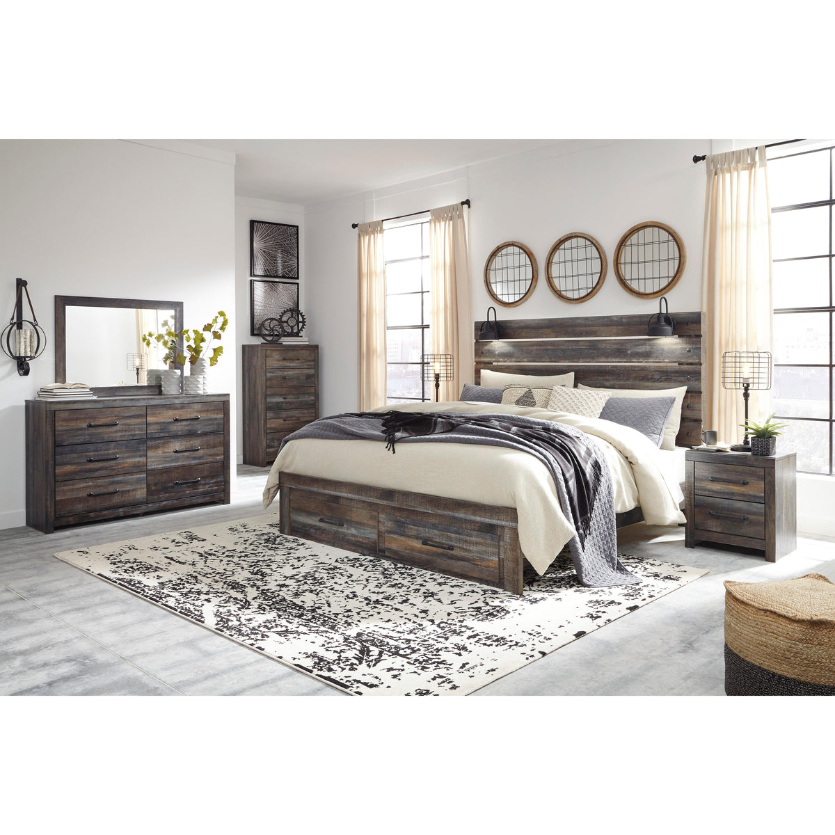  Signature Design by Ashley Drystan King Panel Bed with Storage B211-58/B211-56S/B211-97 IMAGE 8