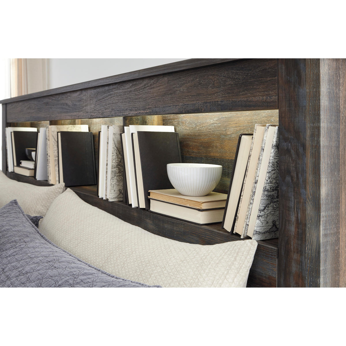  Signature Design by Ashley Drystan Queen Bookcase Bed with Storage B211-65/B211-54/B211-60/B211-60/B100-13 IMAGE 4