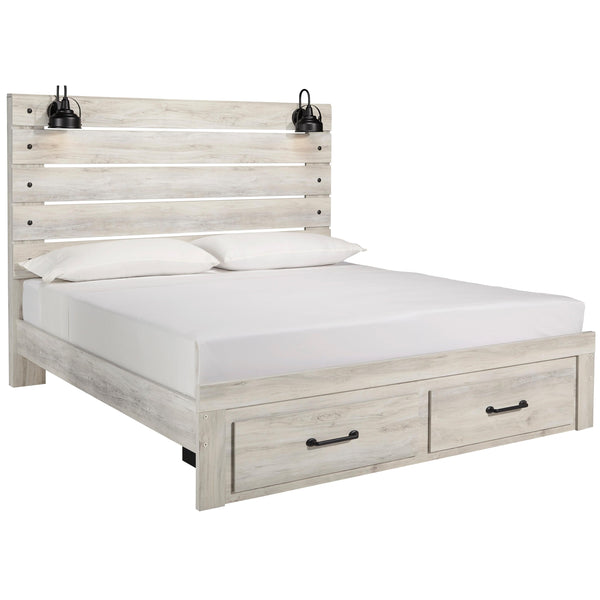 Signature Design by Ashley Cambeck King Panel Bed with Storage B192-58/B192-56S/B192-97 IMAGE 1