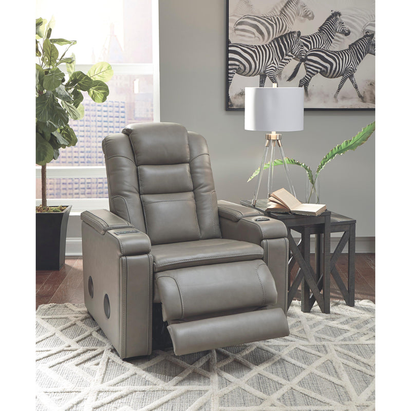 Signature Design by Ashley Boerna Power Leather Match Recliner 7360713 IMAGE 6