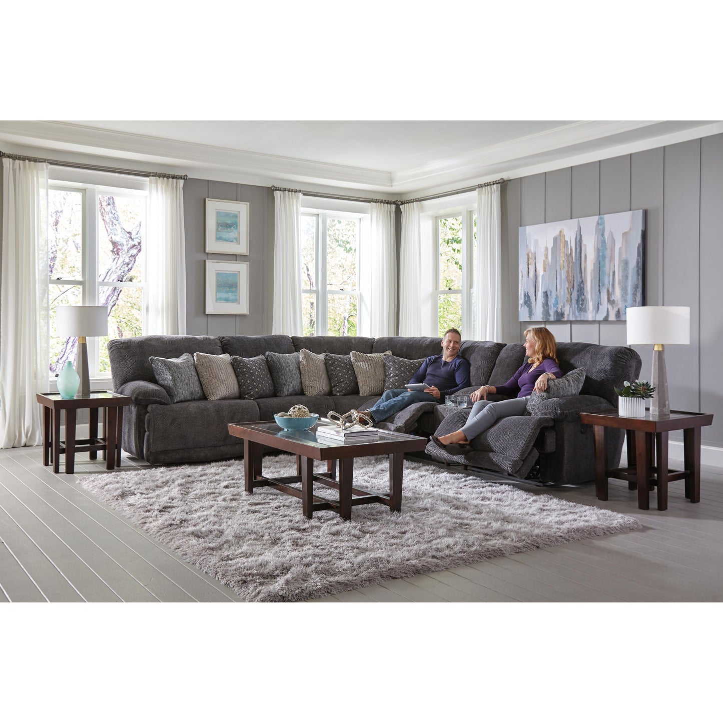  Catnapper Burbank Reclining Fabric 6 pc Sectional 2816 1806-58/2642-28|2815 1806-58/2640-48|2818 1806-58/2640-48|2815 1806-58/2640-48|2819 1806-58|2817 1806-58/2642-28 IMAGE 2