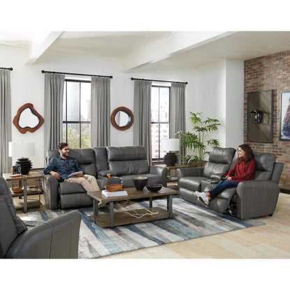  Catnapper Mara Power Leather Match Recliner with Wall Recline 874750-7 1225-58/3025-58 IMAGE 3