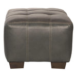Jackson Furniture Drummond Fabric and Leather Look Ottoman 429610 1152-18/1300-28 IMAGE 3