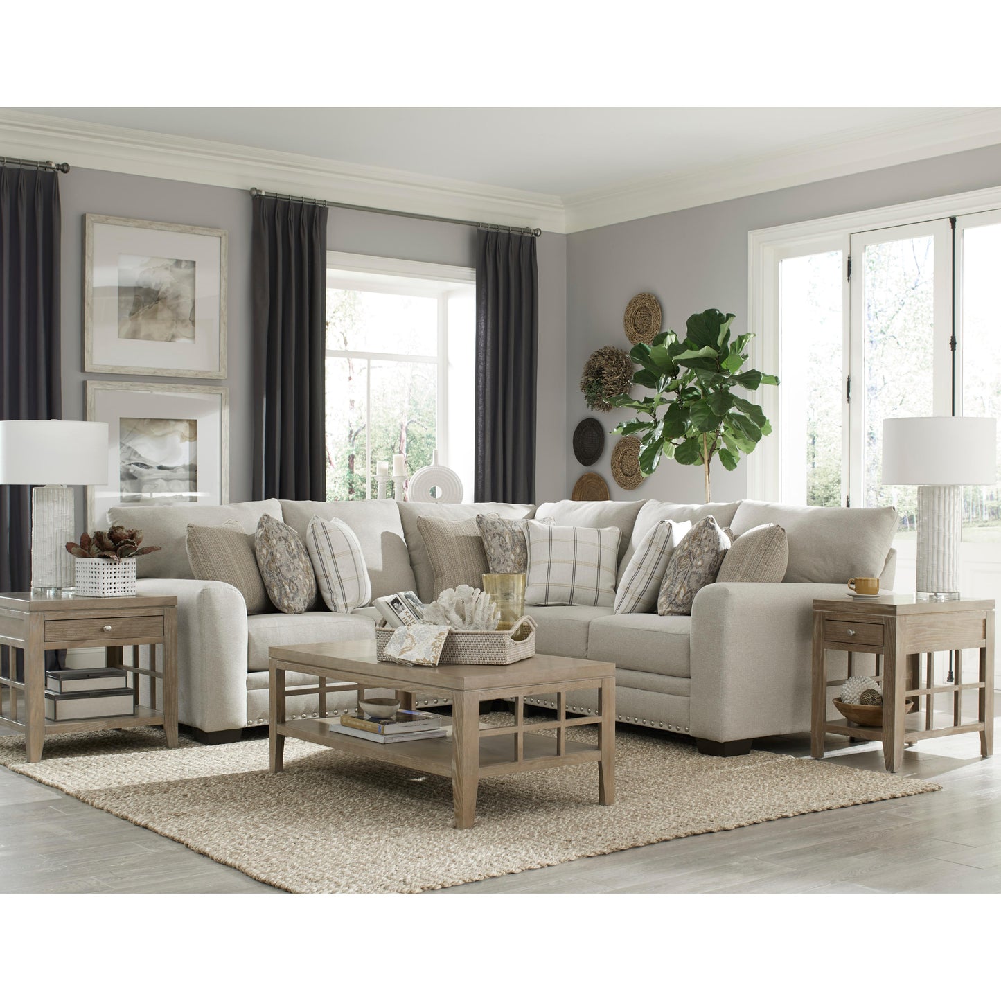  Jackson Furniture Middleton Fabric 3 pc Sectional 4478-46 1605-38/2330-56|4478-59 1605-38/2330-56|4478-42 1605-38/2330-56 IMAGE 2