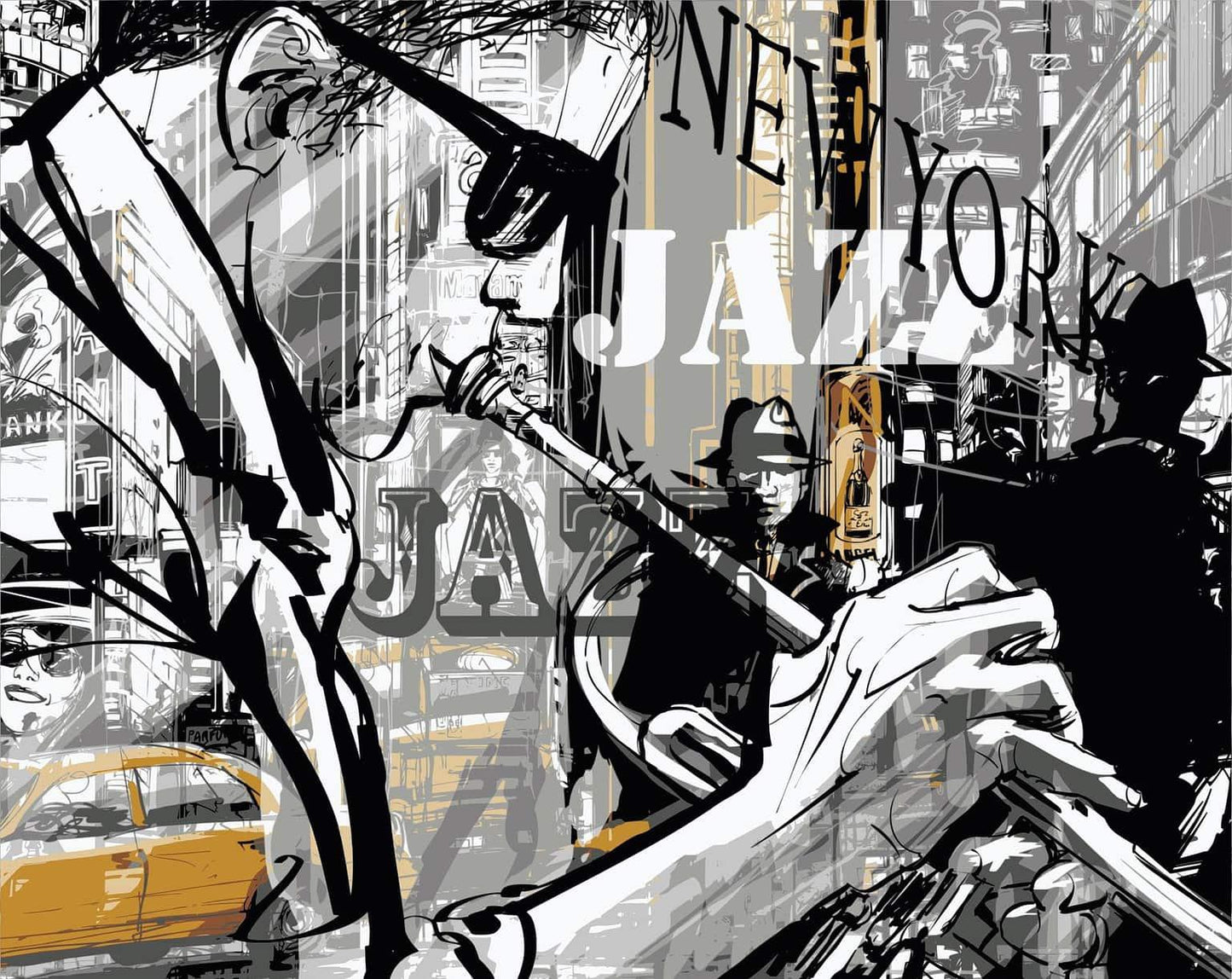 Jazz Nation Canvas Wall Art