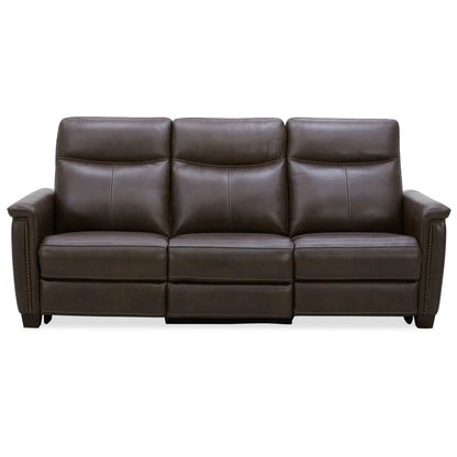 Crawford Sofa in Cacao Leather by Liberty Furniture