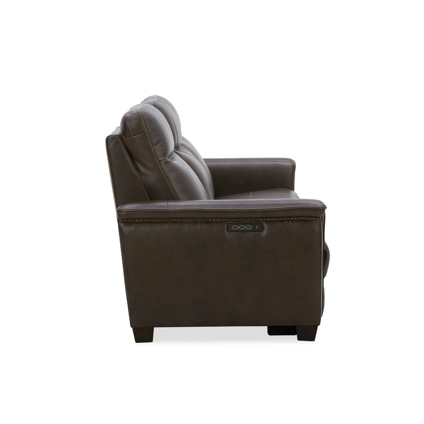 Crawford Sofa in Cacao Leather by Liberty Furniture