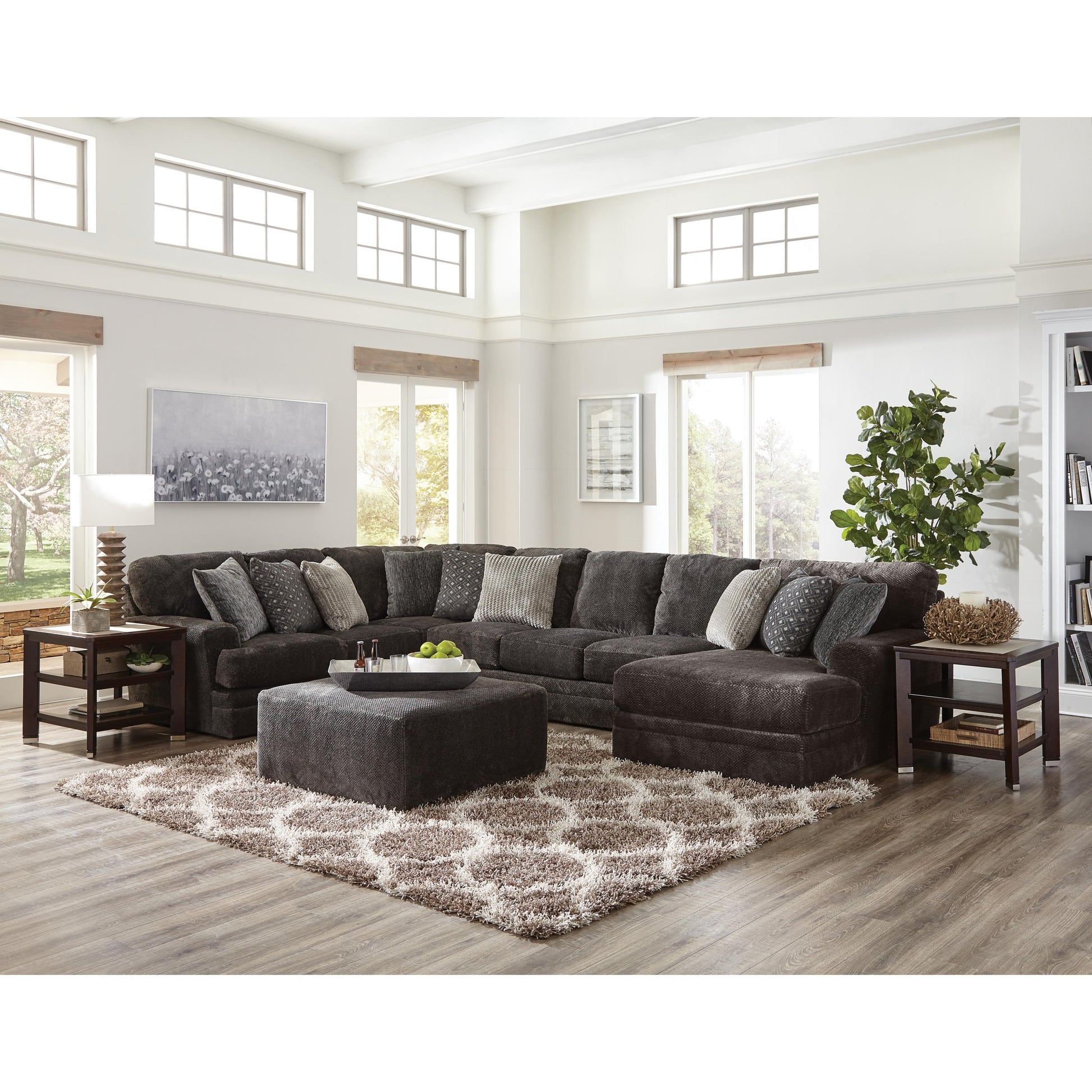  Jackson Furniture Mammoth 4376 3 pc Sectional - Smoke IMAGE 1