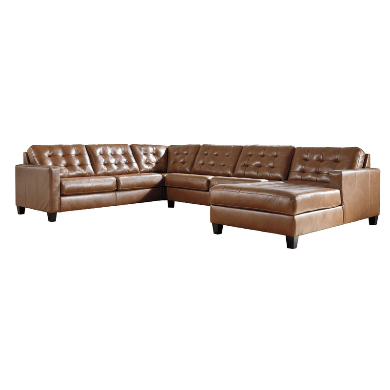 Signature Design by Ashley Baskove Leather Match 4 pc Sectional 1110255/1110234/1110277/1110217 IMAGE 1