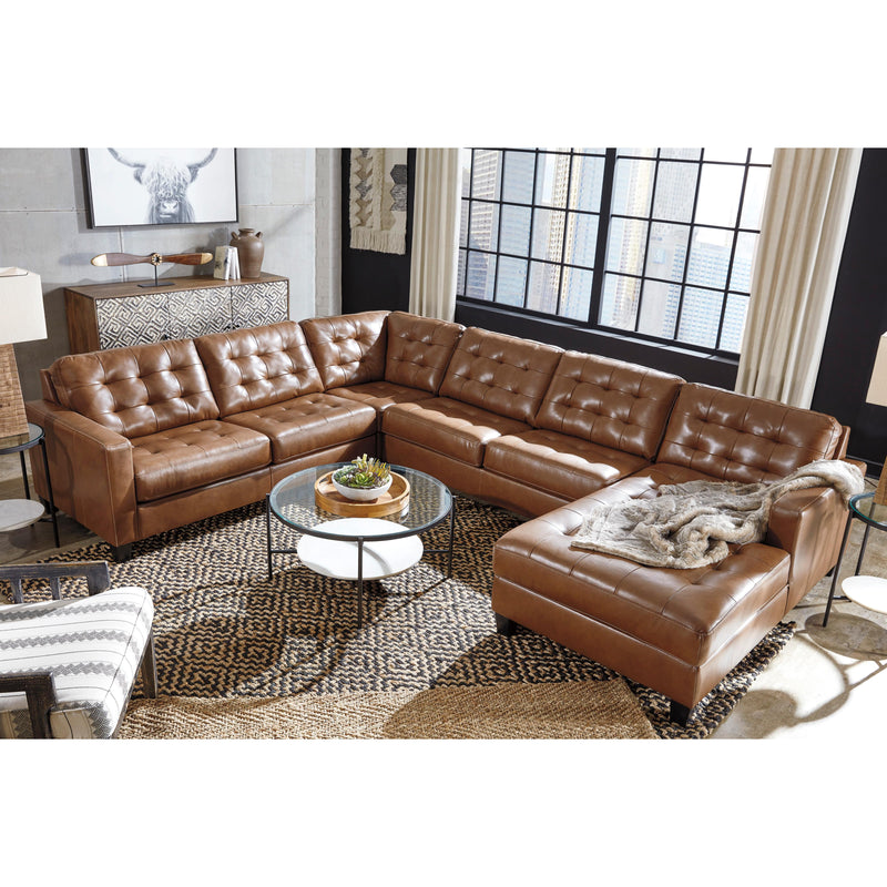 Signature Design by Ashley Baskove Leather Match 4 pc Sectional 1110255/1110234/1110277/1110217 IMAGE 4