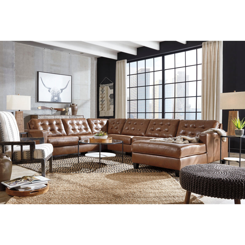 Signature Design by Ashley Baskove Leather Match 4 pc Sectional 1110255/1110234/1110277/1110217 IMAGE 9