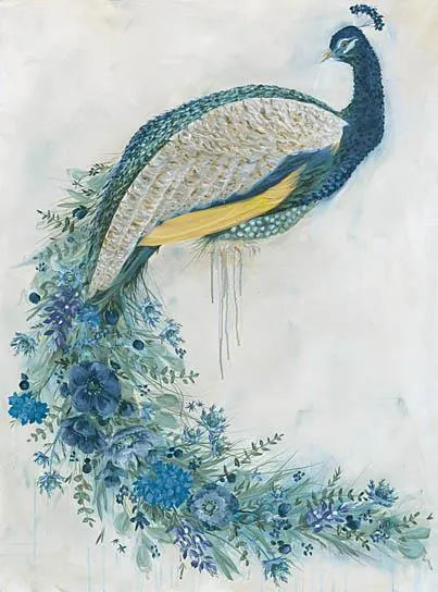 60566 Floral Peacock  45 x 60 Classy Art