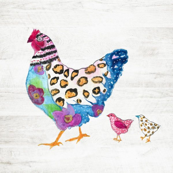 60741 Funky Chicken   50x50 Classy Art