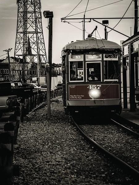 New Orleans Street Car by JD Studios Canvas Wall Art
