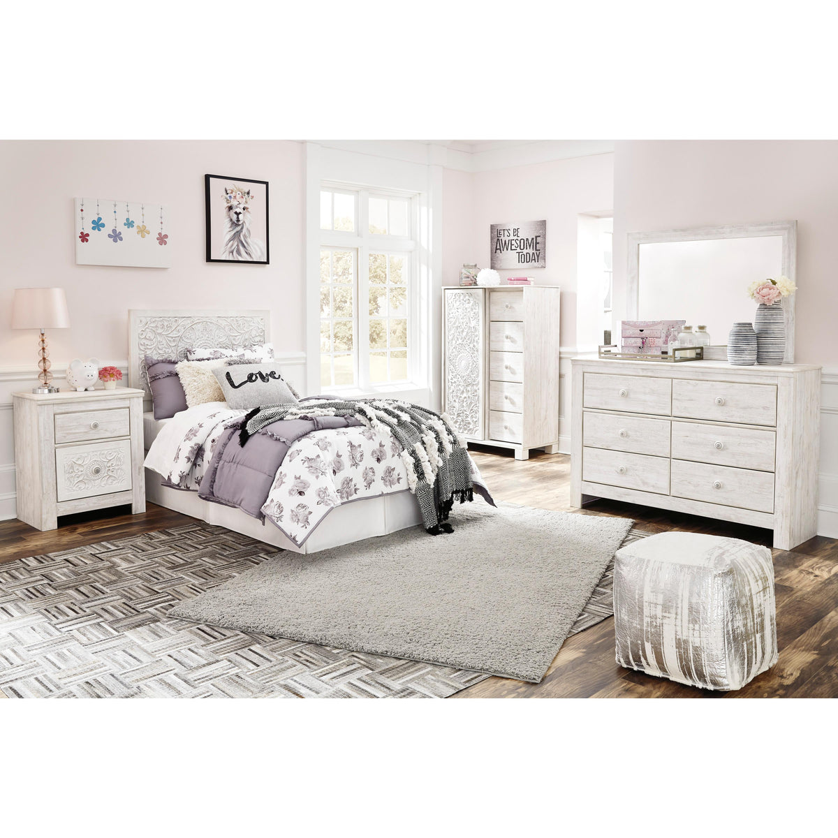 Signature Design by Ashley Paxberry B181-92 Two Drawer Night Stand IMAGE 10