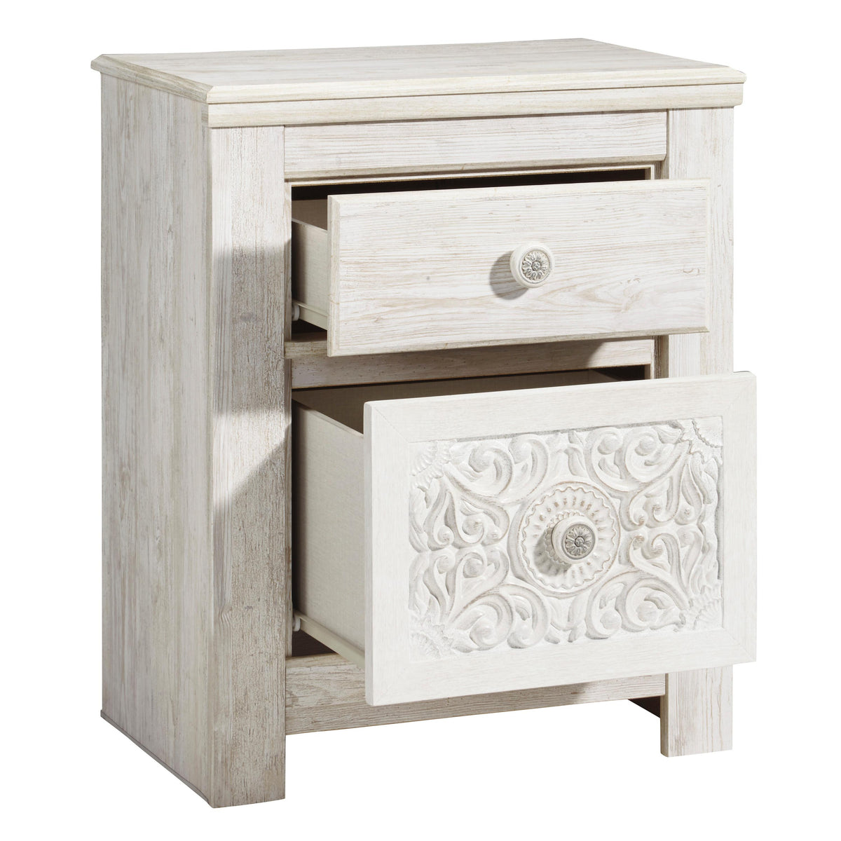  Signature Design by Ashley Paxberry B181-92 Two Drawer Night Stand IMAGE 2