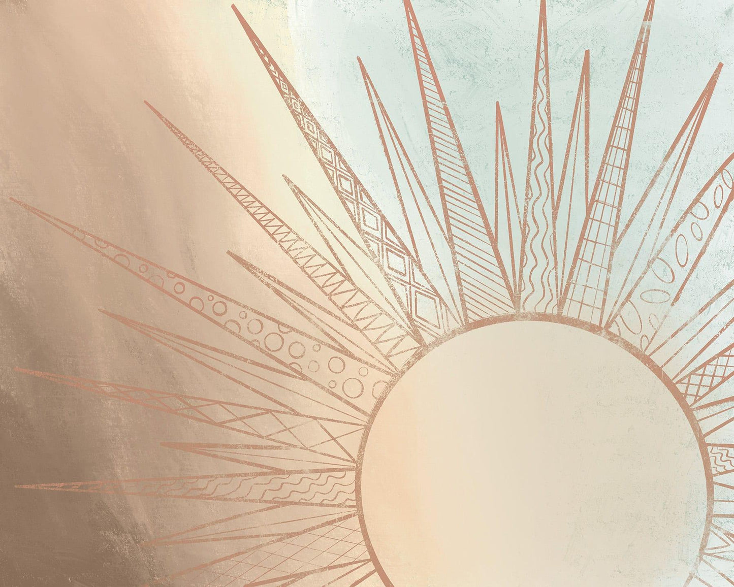 Celestial Sun Rising by Elizabeth Medley Canvas Wall Art