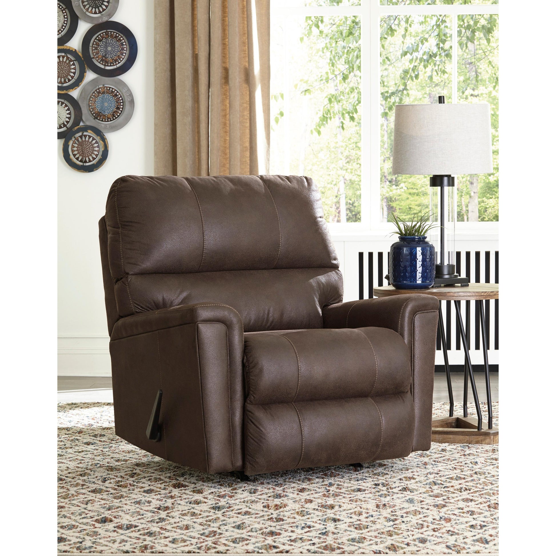Signature Design by Ashley Navi Rocker Leather Look Recliner 9400325 IMAGE 6
