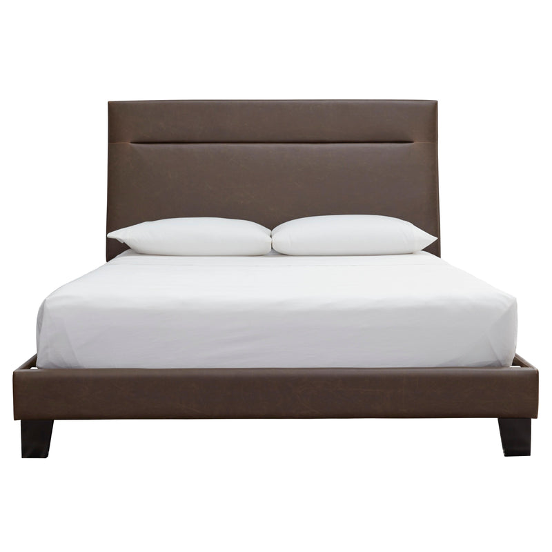 Signature Design by Ashley Adelloni Queen Upholstered Platform Bed B080-481 IMAGE 2