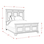Elements International Calloway Queen Panel Bed CY700QB IMAGE 8