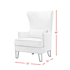 Elements International Kori Stationary Fabric Accent Chair UKR087100CA IMAGE 10