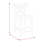 Elements International Callista Pub Height Stool LCL100BST IMAGE 10