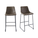  Elements International Wes BWS900BSE Bar Stool - Gray IMAGE 8