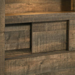 Elements International Bailey Queen Bookcase Bed BY520QB IMAGE 5