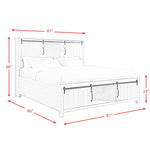 Elements International Scott King Platform Bed with Storage SC370KB IMAGE 12